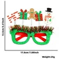 thumbnail image 2 of Yoyauz Christmas Glasses Glitter Party Glasses Costume Glasses Creative Fun Glasses Reindeer Antlers Christmas Party, 2 of 6