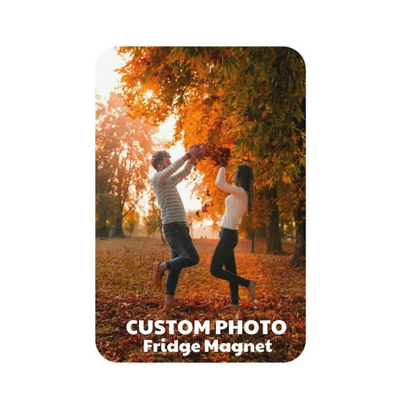 Custom Photo Fridge Magnet, Personalized Rectangular Acrylic Refrigerator Magnet, Ideal for Gifts and Keepsakes, 3.5inX2.4in, 1 PCS