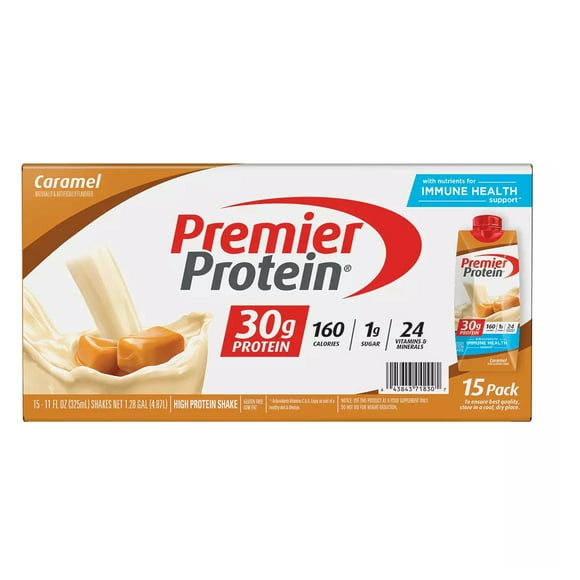 Premier Protein Mélange de Caramel Prêt à Boire, 15 ct./11 oz.