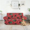 thumbnail image 5 of XYZCANDO Christmas Cat Stretch Sofa Covers 1 Piece Cushion Couch Slipcovers Printed Sofa Covers for 1 Seater Couch Cover, 5 of 6
