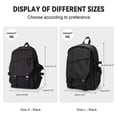 thumbnail image 2 of Mochila Coowoz Casual Daypack para portátil universitario grande, negra, 2 of 5
