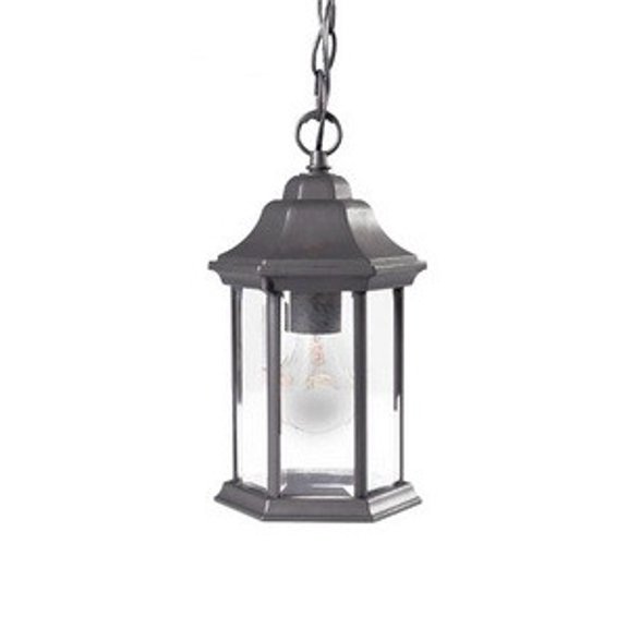 5185BK-Acclaim Lighting-Madison - One Light Outdoor Hanging Lantern - 6 Inches Wide by 12 Inches High