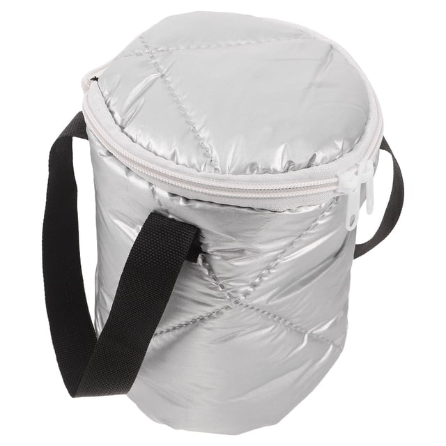 AURARMLET Bolsa Isotérmica Redonda Para Comida Con Portátil Y Aislamiento Térmico Para Botella