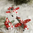 thumbnail image 2 of Adornos colgantes de avión de Claus para árbol de Navidad, decoraciones navideñas para fiesta de Navidad 2025, adorno decorativo de Año Nuevo, 2 of 5