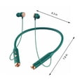thumbnail image 6 of JOGZMZ Neckband Bluetooth Headphones, HD Stereo Wireless Sports Earphones, Around Neck Bluetooth Headphones Noise Cancelling Mic, Magnetic Attraction, Flashlight, 6 of 8