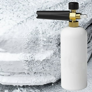 Pressure Washer Foam Cannon With 1/4in Quick Connector, 1 L, 5 Nozzle Tips  - Car 