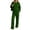 Green, variant on Tqcoqu Women's 2 Piece Zip Up Hoodie Tracksuit Set, Long Sleeve Hooded Jacket & Drawstring Elastic Waist Pocket Wide Leg Pants Casual Two Piece Outfit