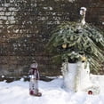 thumbnail image 6 of Clearance Event Snowman with LED Light Decor Outdoor Christmas Light Up Resin Stone Door Greeter Figurine Art Xmas Decorations for Yard Garden, 6 of 8