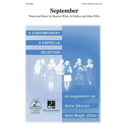 Contemporary A Cappella Publishing September SATB a cappella by Earth, Wind & Fire arranged by Deke Sharon