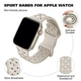 thumbnail image 3 of CIRUTVAL Sport Band Compatible with Apple Watch Bands iWatch Band 40mm 41mm 38mm 49mm 45mm 44mm 42mm Women Men Adjustable Sport Silicone Wristbands for iWatch Series Ultra 9 8 7 SE 6 5 4 3 2 1, 3 of 11