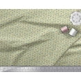 thumbnail image 3 of Soimoi Polyester Crepe Fabric Dot & Whale Ocean Decor Fabric Printed Yard 52 Inch Wide, 3 of 3