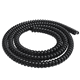 thumbnail image 3 of 12 unidades de 1 m de cable de bicicleta eléctrica, protección de tubo en espiral, protector de cable para scooter y motocicleta, 3 of 8