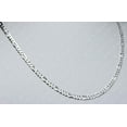 thumbnail image 5 of Mens .925 Sterling Silver Flat Figaro Link Chain Necklace 4.9mm - 16 inches #CH606s16, 5 of 7