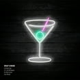 thumbnail image 4 of Xtreme Lit 10.16" x 15.35" Martini Glass LED Neon Sign, Plastic Hanging Wall Art, 4 of 8
