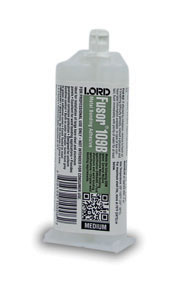 Fusor 109B 2-Part Medium Bonding Adhesive, 1.7 oz Cartridge, Green, Paste, 4 hr Curing