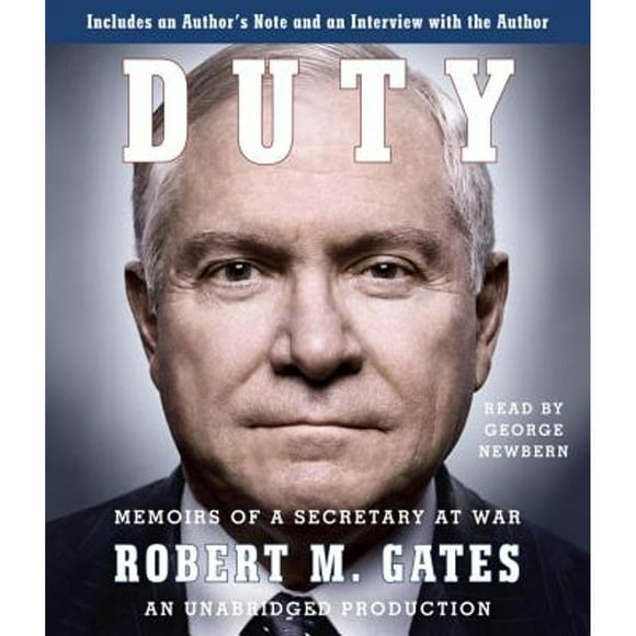 Pre-Owned Duty: Memoirs of a Secretary at War (Audiobook 9780804148627) by Robert M Gates, George Newbern