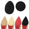 thumbnail image 2 of Guardoinrt Reliable Non-Slip Shoe Pads for High Heels with Self-Adhesive Backing Tip Head Black 1Set, 2 of 6
