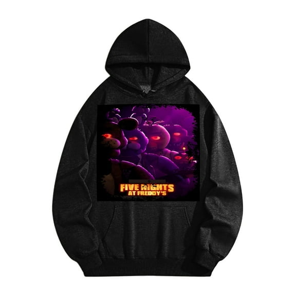 Five-Nights at Freddy Merch Mens Ultimate Heavyweight Pullover Hoodie Sweatshirt