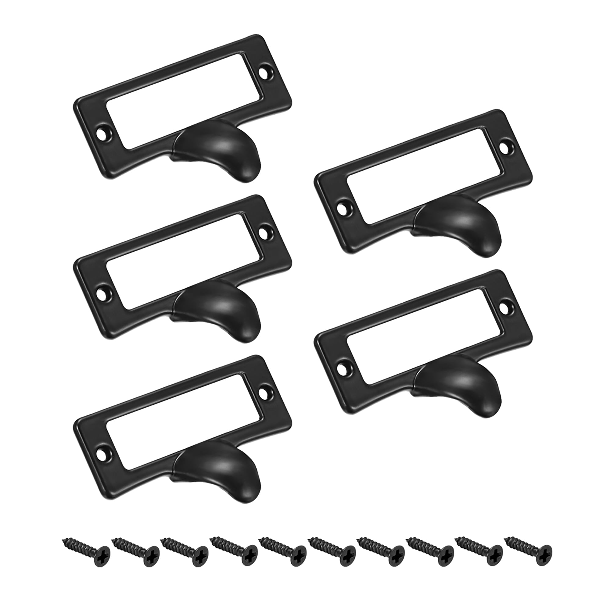 Label Holder Pull Handles, Vintage Zinc Alloy Label Frame Drawer Knobs