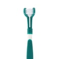 thumbnail image 2 of Cepillo de dientes para mascotas de tres lados Cepillo para perros Herramienta de sarro para mal aliento (Verde oscuro) Likrtyny Para estrenar, 2 of 8