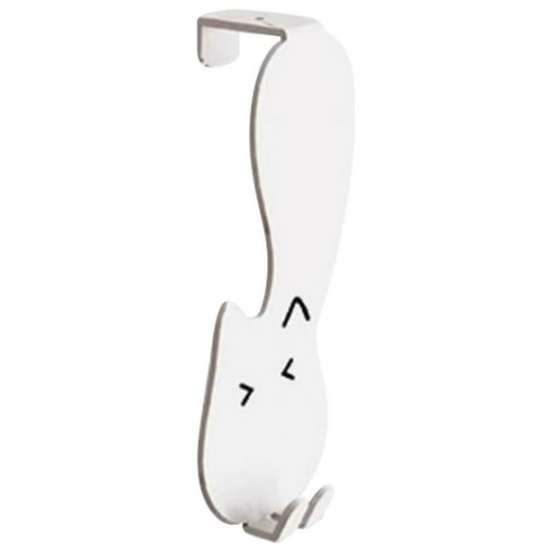 Perchero para colgar detrás de la puerta, sin perforaciones, para colgar en la pared, plegable, con estructura de metal, para dormitorio, organizador de armarios de cocina, resistente,