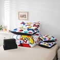 thumbnail image 6 of jejeloiu Gaming Gamer 7-Piece Bedding Comforter Set,Modern Video Game King Bedding Sets,Multicolor Cute Gamepad Bed Sheets For Boys,Breathable Home Decor Reversible, 6 of 8