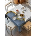 thumbnail image 6 of Blue Gold Marble Table Cloth, Modern Abstract Marble Crack Texture Waterproof Tablecloth for Square Tables, Reusable Washable Fabric Table Cover for Restaurant Kitchen Dining Tables 54"x54", 6 of 6
