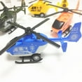 thumbnail image 5 of KAKOWELY 6pcs Simulation Mini Pullback Helicopter Toy Decoration Pull Back Aircraft Models Airplane Models Planes Toys Plastic Inertia Toy for Children Kids Playing (Random Color),4.53"X1.89"X1.3", 5 of 5
