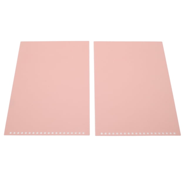 Protectores de hojas cubiertas de encuadernación material de PP desmontable antiincrustante coloreado 20 hojas para el hogar ANGGREK Otros