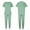 Mint Green, variant on Scrubs for Women Set V Neck Short Sleeve Top and Long Pants Summer 2 Piece Casual Outfits Nurse Uniforms