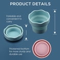thumbnail image 2 of 2 Pcs Portable Collapsible Paint Brush Cleaner, Portable Silicone Wash Bucket Cleaning Brush Rack Agent Painting Mug Can be Used for Art, Outdoor, Beach and More!, 2 of 9