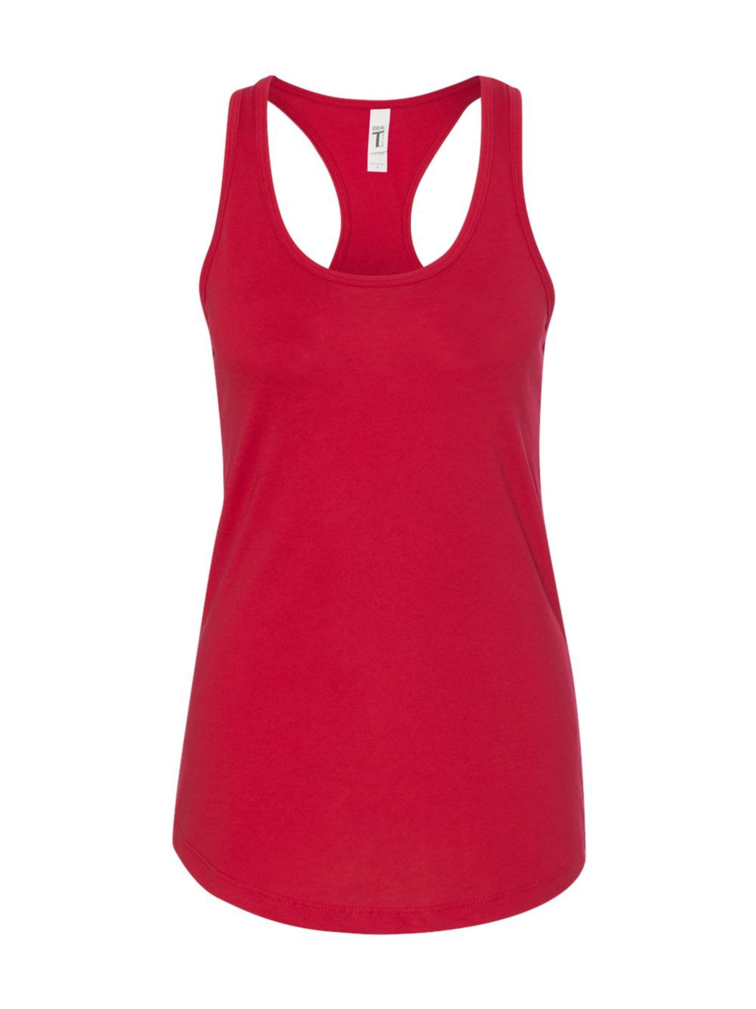 red workout tank womens