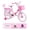 PINK, variant on KANGDAR Kids Bike 12 Inch Children Bicycle with Training Wheels, Front Basket and Backrest, Yellow Sport Bike for Boys Girls Age 3-8