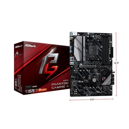 【中古】ASRock X570 Phantom Gaming 4 X570/AM4/ATX【三宮センター】保証期間１週間