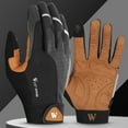 thumbnail image 4 of fastboy Gants de Cyclisme Doigts Complets Écran Tactile Gants Absorption Course Choc Noir G, 4 of 6
