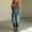 Blue, variant on Morttic Women's Vintage Washed Denim Overalls – Casual Loose Wide Leg Jumpsuit with Pockets & Adjustable Straps Button Romper White,S