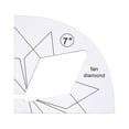 thumbnail image 1 of Advancent Regla para acolchado, máquina de coser a medida, plantillas de posicionamiento, plantilla, accesorios artesanales, herramientas de De coser No.12, 1 of 6