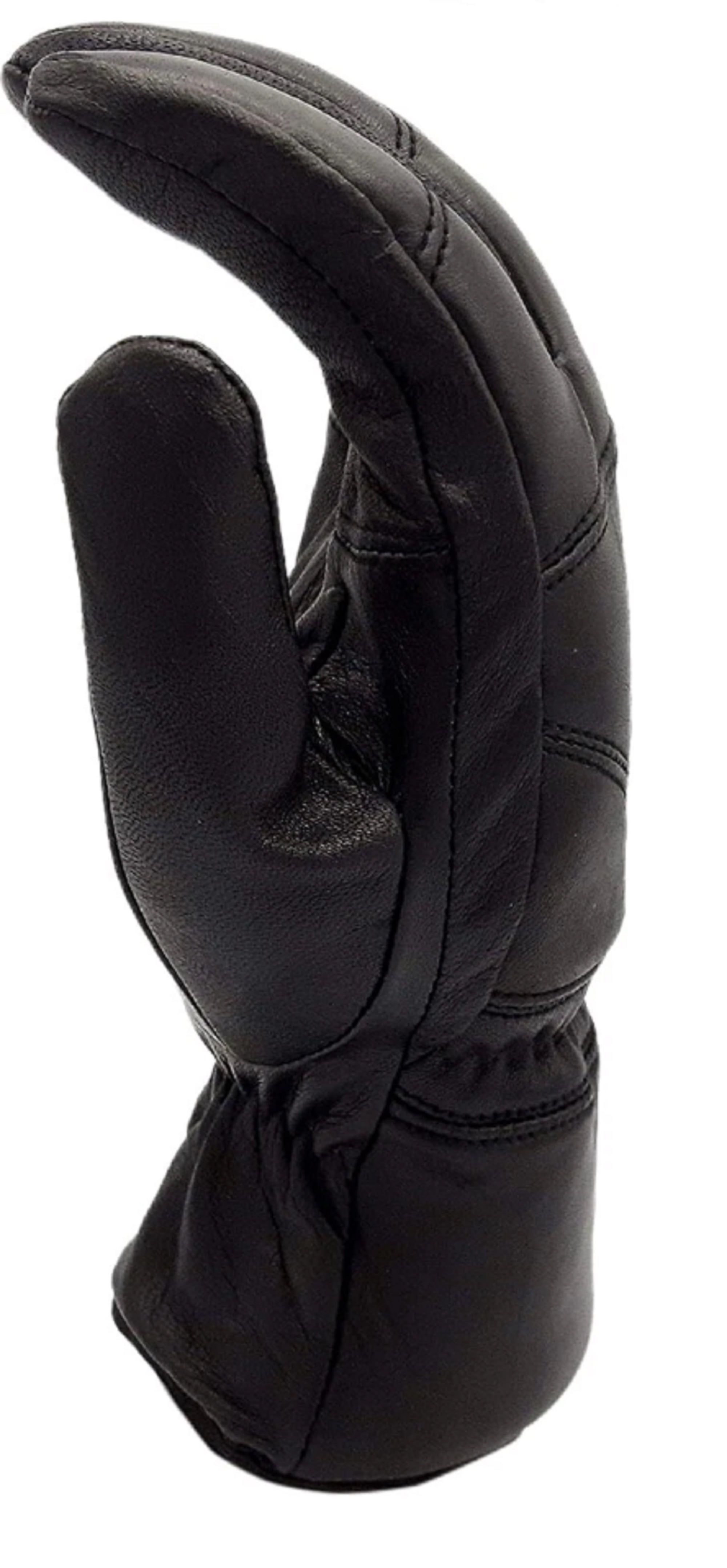 Genuine Leather Lined, Wind Proof Cold Weather Motorcycle Gloves, Driving Gloves, Riding Gloves For Men