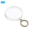thumbnail image 3 of REGALWOVEN Plastic Coin Holder Keychain Round Coin Case with Key Ring Medallion Holder Bronze, 3 of 5