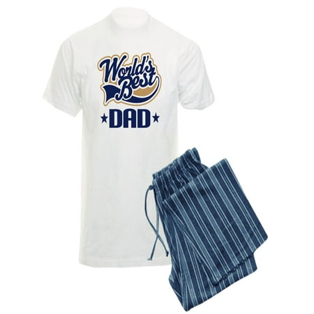 CafePress - Worlds Best Dad - Men's Light Pajamas (Best Pants In The World)