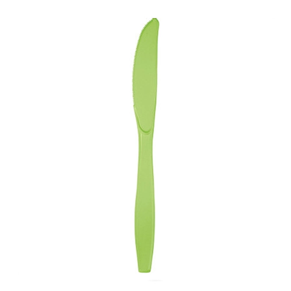 Premium Plastic Knives Fresh Lime,Pack of 24