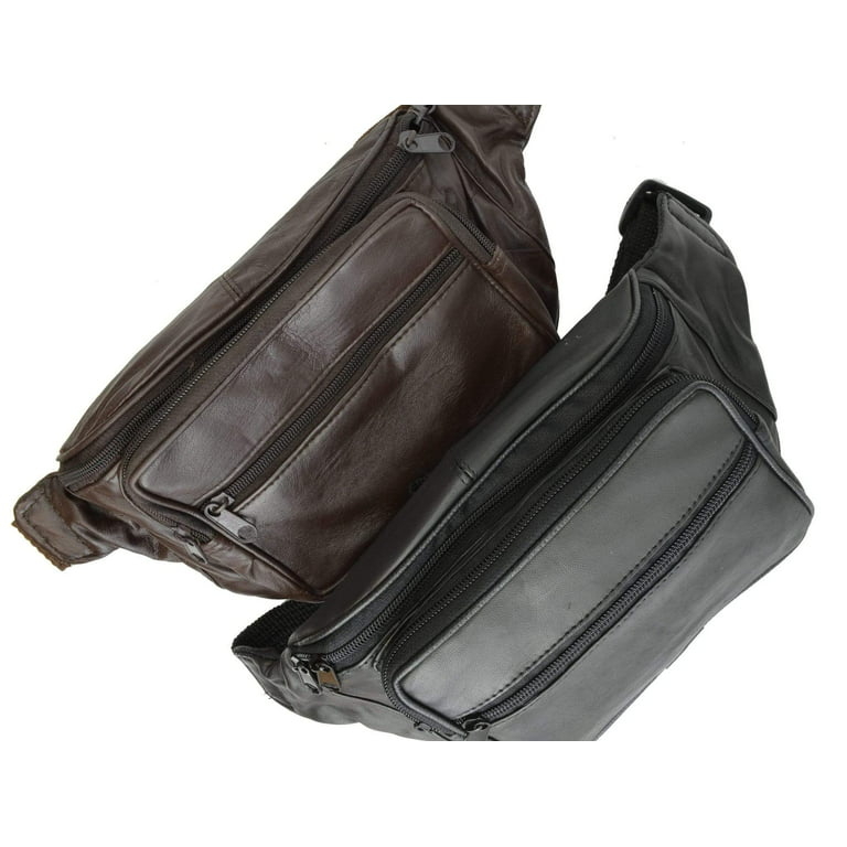 Robrasim Leather Waist Bags, Handmade Genuine Leather Fanny Pack for Men,  Hip Bag women