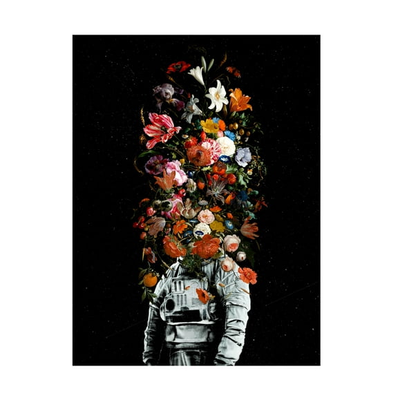Canvas Wall Art - Francis Minoza 'Full Bloom' Wall Art for Living Room, Bedroom, or Office Décor by Trademark Fine Art - 14 x 19 Inches
