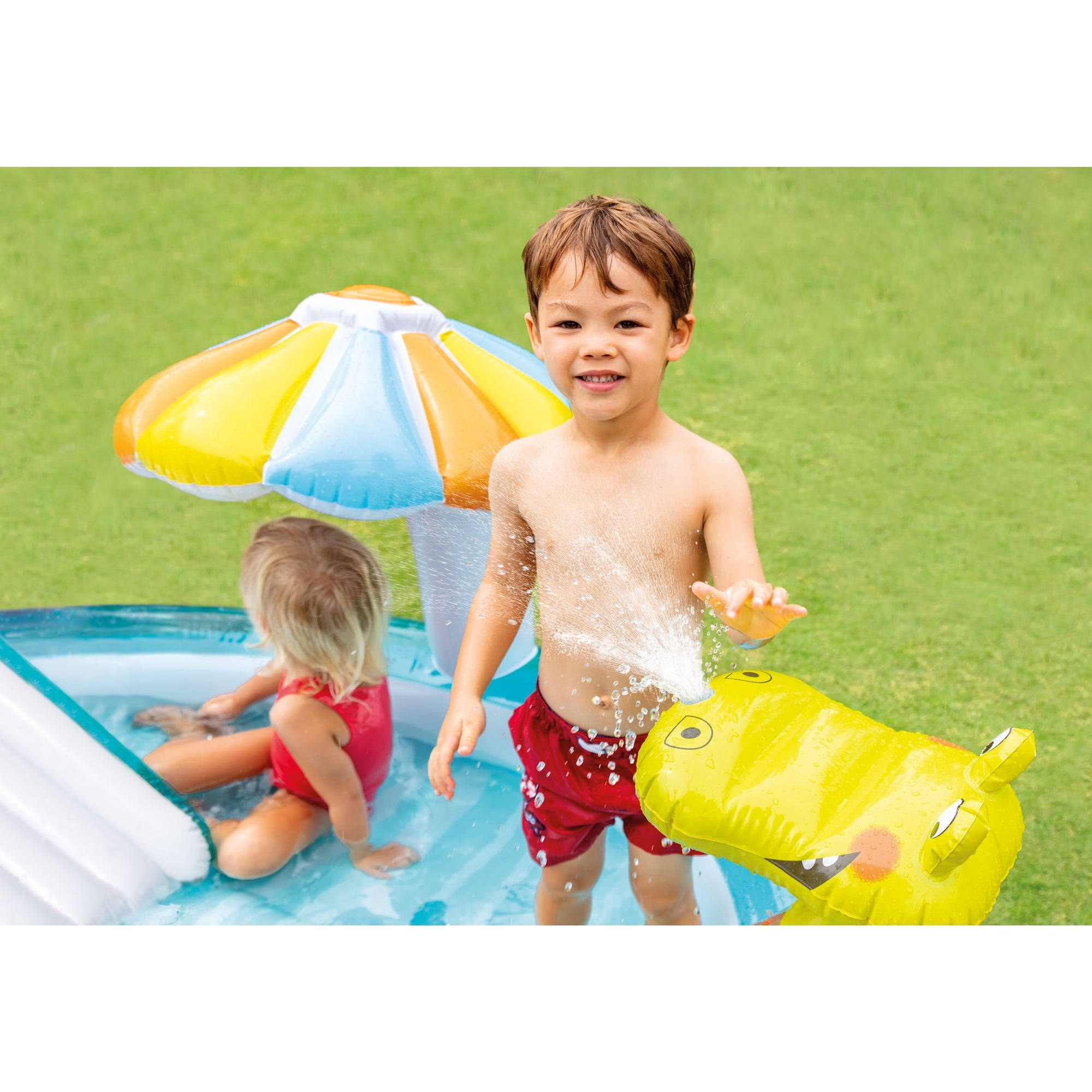 Intex Champignon bébé gonflable piscine Summer Garden Swim Eau Outdoor Kids Fun 