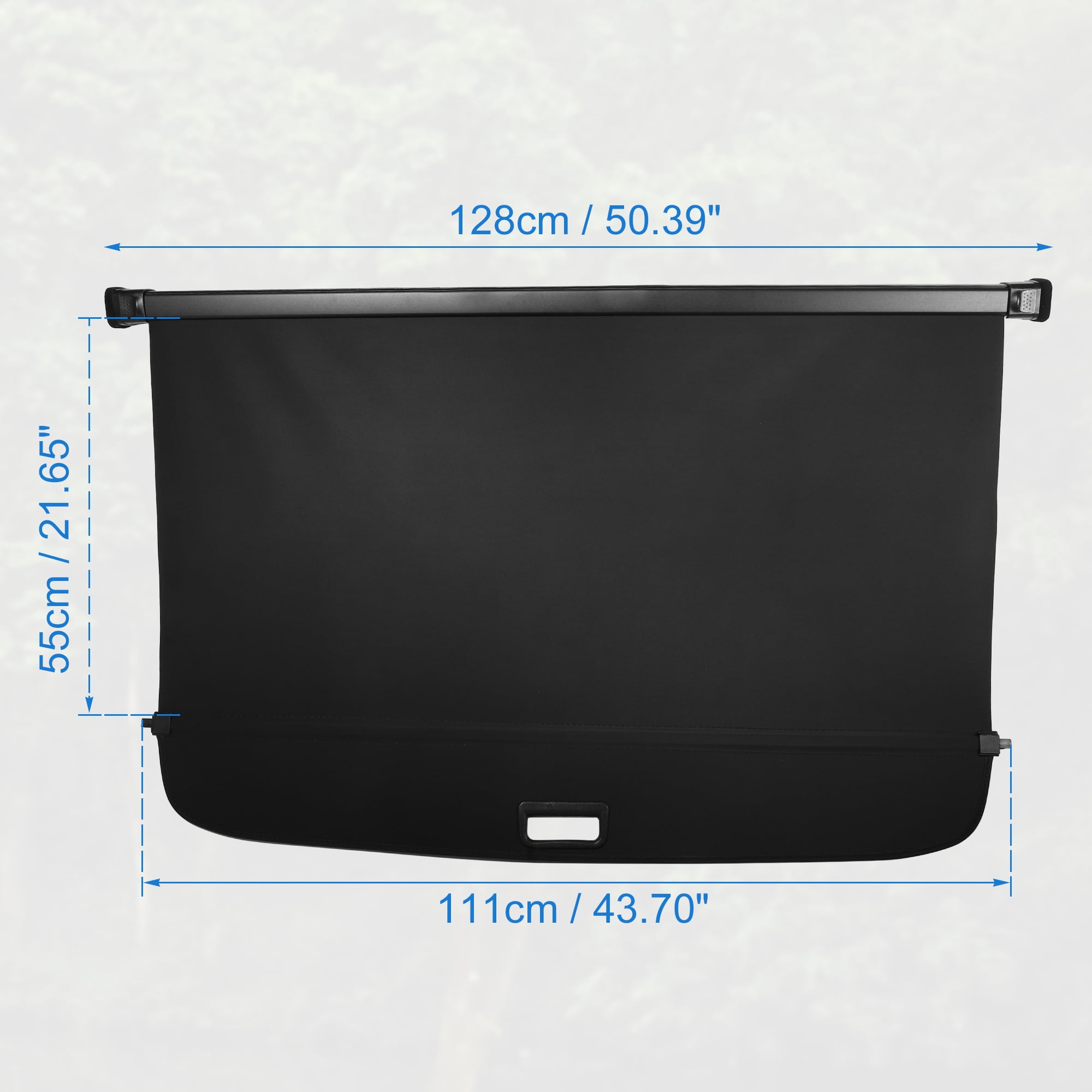 Unique Bargains Retractable Cargo Cover for VW Tiguan 2018 2019 2020 2021 2022 2023 Black