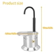 thumbnail image 5 of Giaone 50Ml Aluminum Portable Espresso Maker Single Serve Fast Heating Stovetop For Travel, 5 of 13