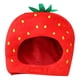 thumbnail image 1 of KAKOWELY Adorable gorro de fresa para la cabeza, adorno para la cabeza, accesorio para fotos con fresa de peluche, 1 of 5