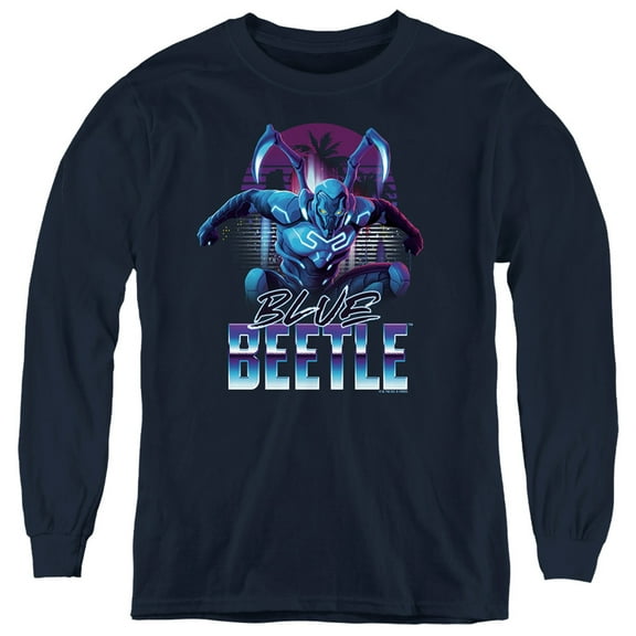 Blue Beetle (2023) City Protector Youth Long Sleeve T shirt