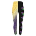 thumbnail image 4 of lcziwo Mardi Gras Leggings for Women, 2025 Carnival Theme Printed Legging Trousers Casual High Waisted Workout Yoga Pants Full Length Milk Silk Soft Tights Multicolor M, Lightening Sales, 4 of 5