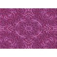 thumbnail image 1 of Ahgly Company Machine Washable Indoor Rectangle Transitional Crimson Purple Area Rugs, 2' x 4', 1 of 7